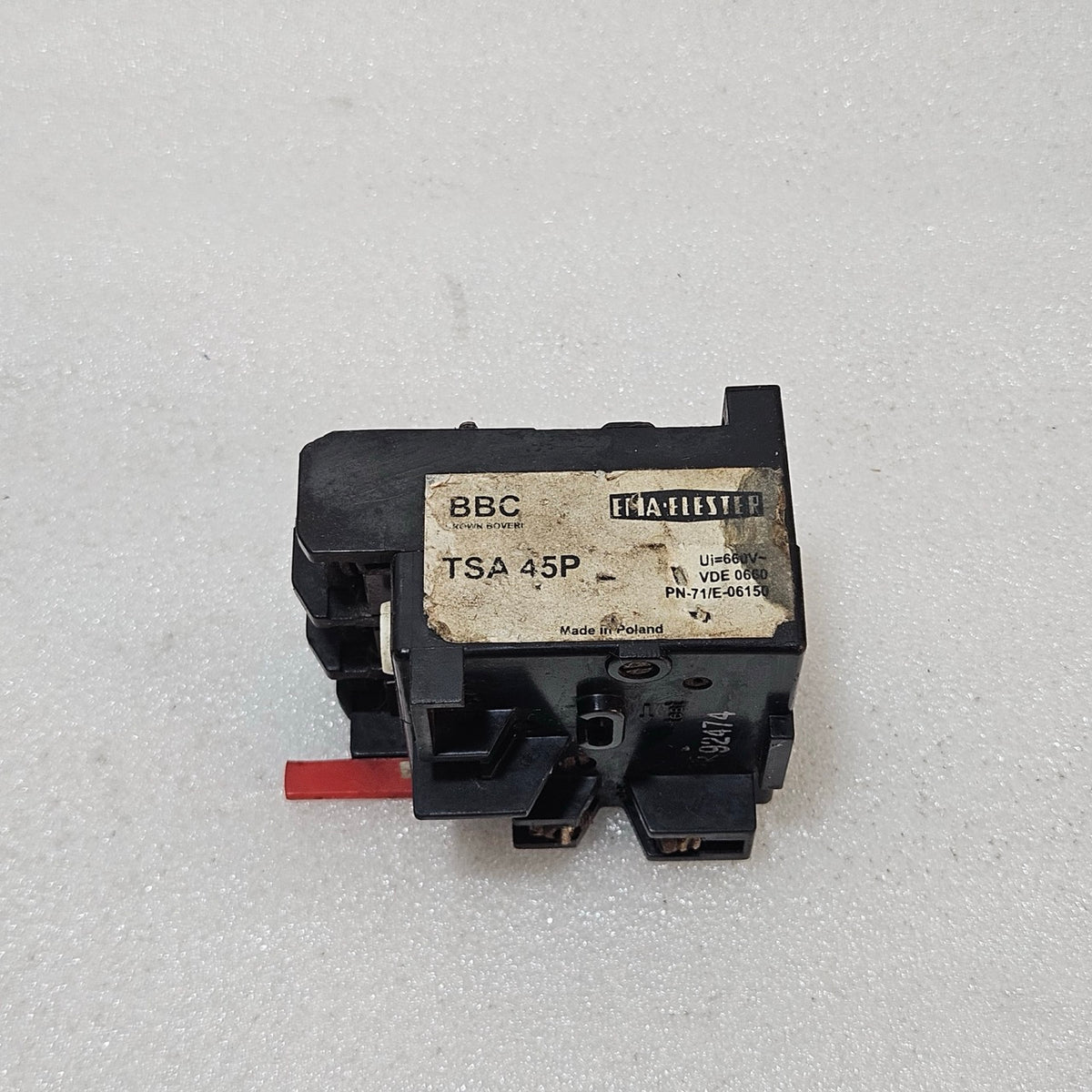 BBC MATELELESTER TSA 45P THERMAL OVERLOAD RELAY 11–16A MOTOR PROTECTION RELAY UI