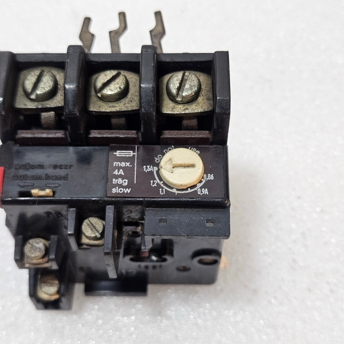 BBC MATELELESTER TSA 45P C661 THERMAL OVERLOAD RELAY 0.86–1.3A MOTOR PROTECTION