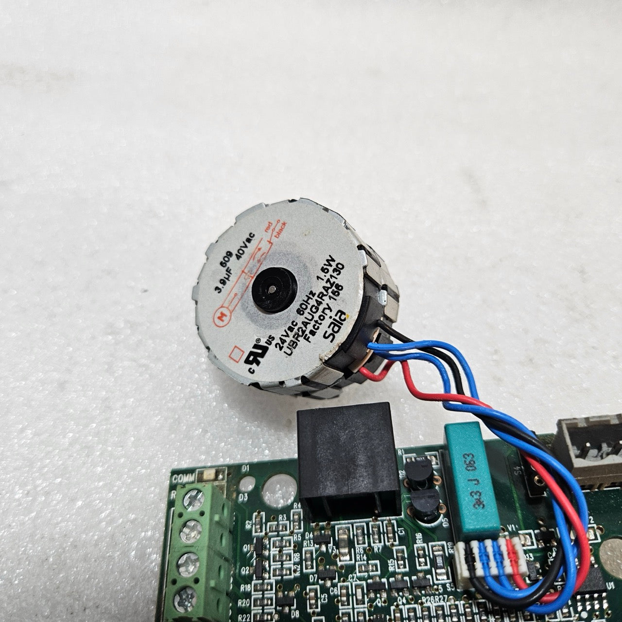 SALICRU 91561201-D CONTROL PCB WITH 24VAC TIMER MOTOR 1.6W UPS ELECTRONIC BOARD