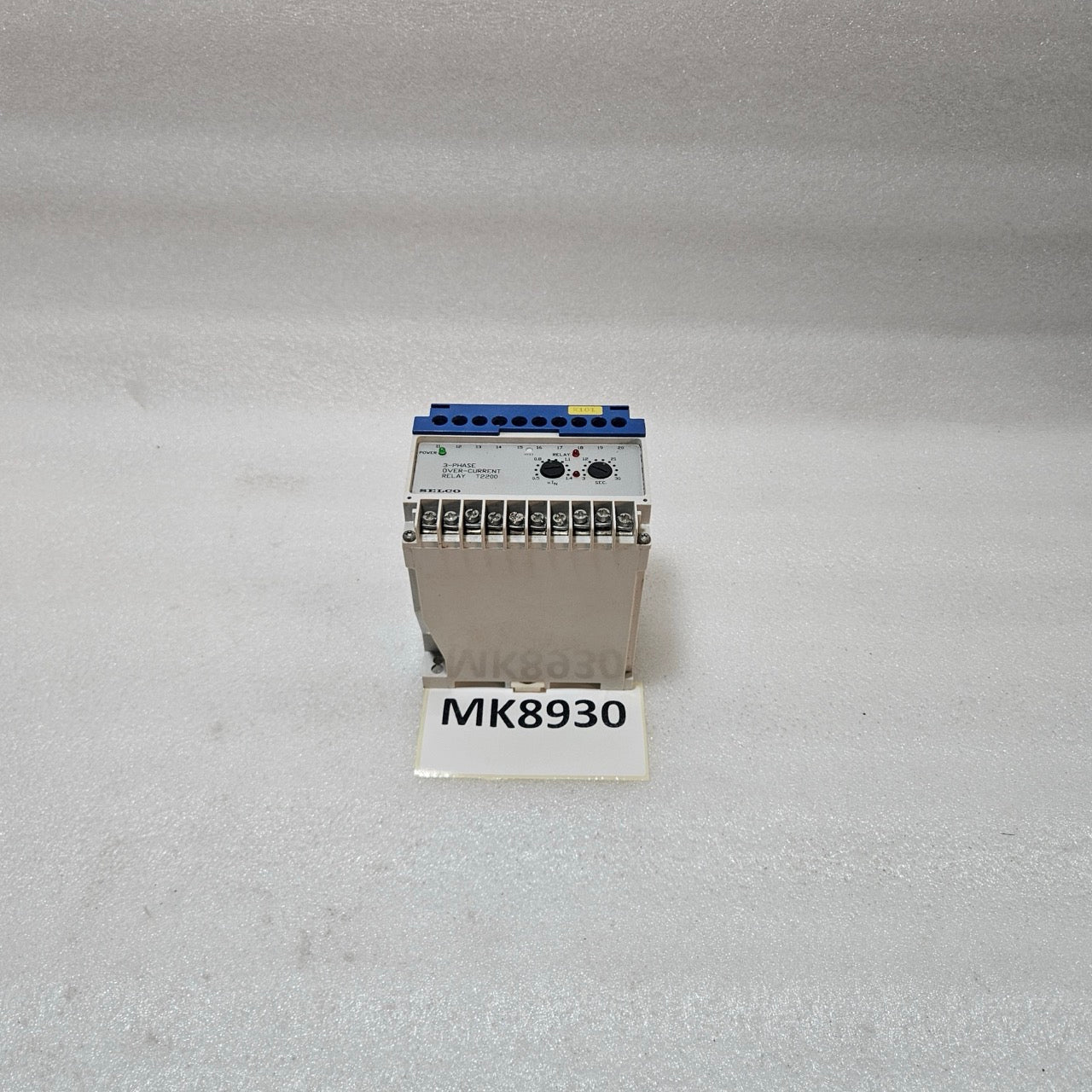 SELCO T2200-02 3-PHASE OVERCURRENT RELAY 400/450VAC 5A LATCHING PROTECTION RELAY