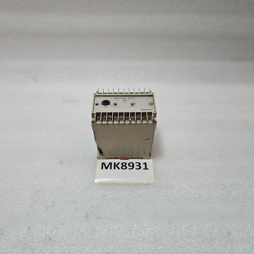 SELCO T5000-00 PARALLELING RELAY 380/440VAC GENERATOR SYNCHRONIZING RELAY