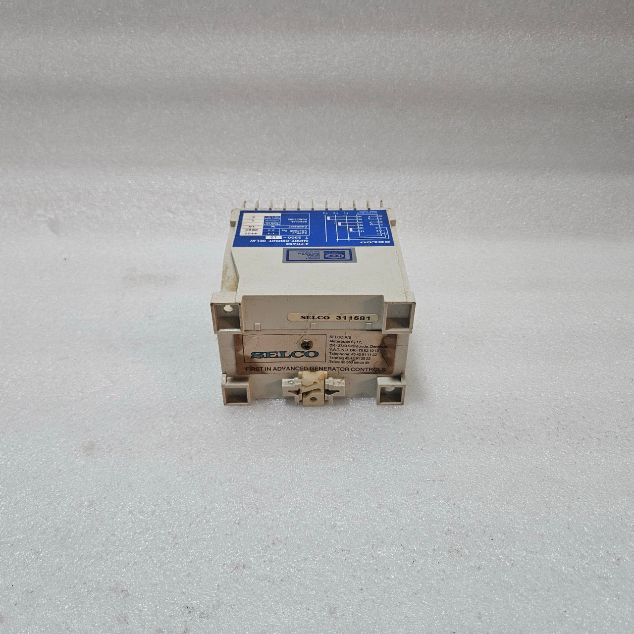 SELCO T2300-10 3-PHASE SHORT-CIRCUIT RELAY 380/440VAC 1A LATCHING PROTECTION REL