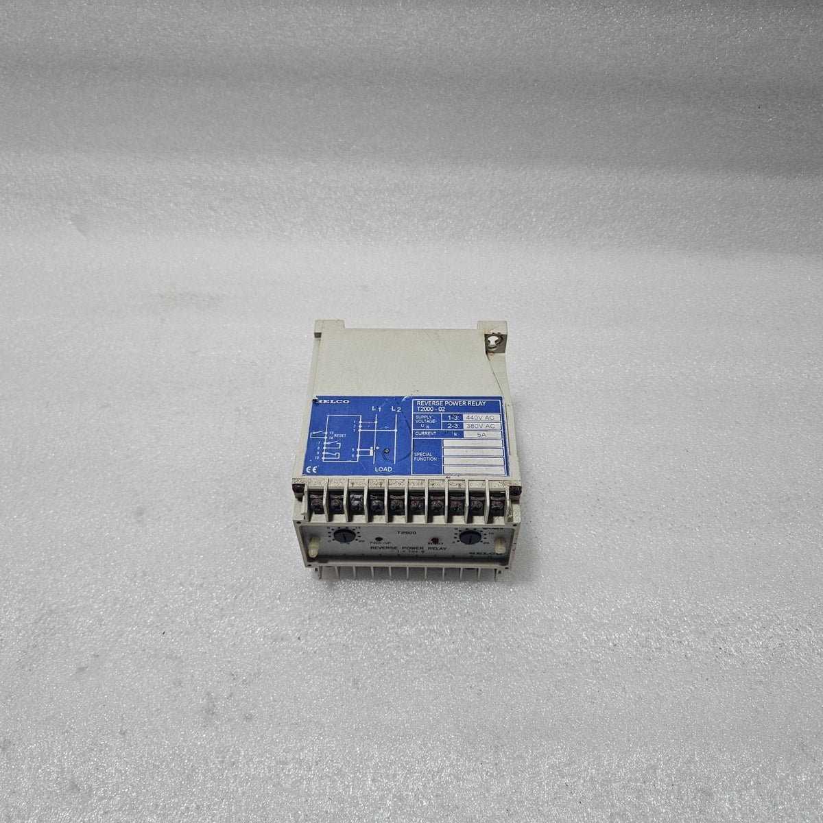 SELCO T2000-02 REVERSE POWER RELAY | 440/380 V | DAMAGED ON BOTTOM