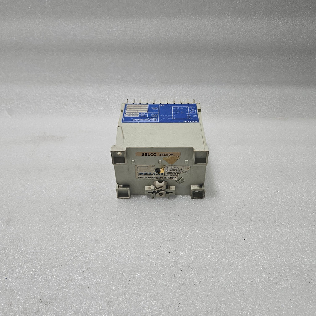 SELCO T3200-01 INSULATION MONITOR RELAY | 380–440V AC SUPPLY | DAMAGED ON BOTTOM
