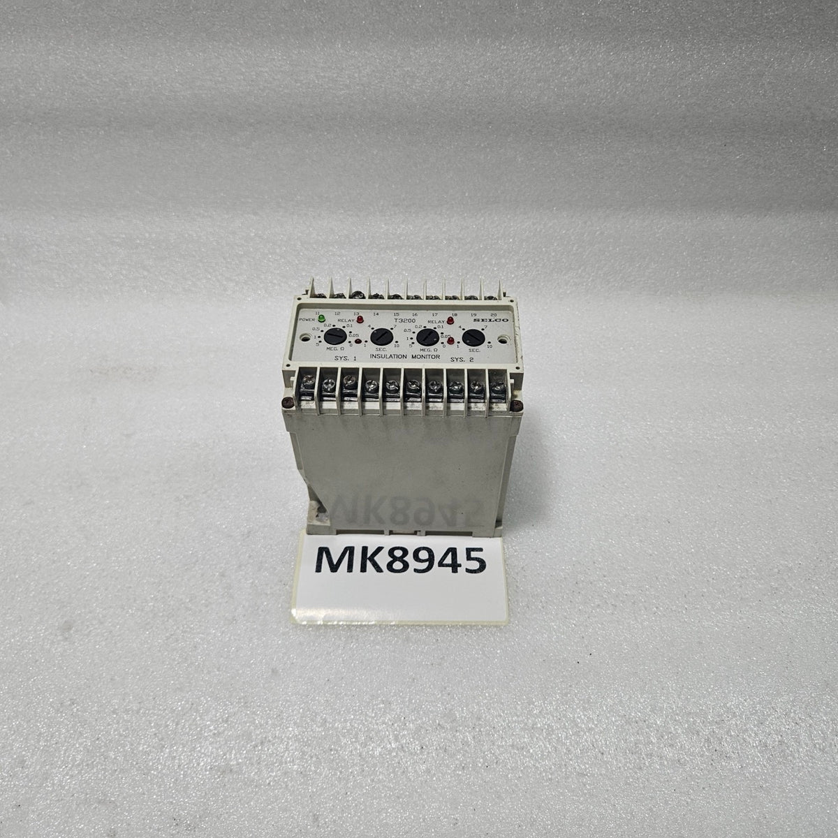 SELCO T3200-01 INSULATION MONITOR RELAY | 380–440V AC SUPPLY | DAMAGED ON BOTTOM
