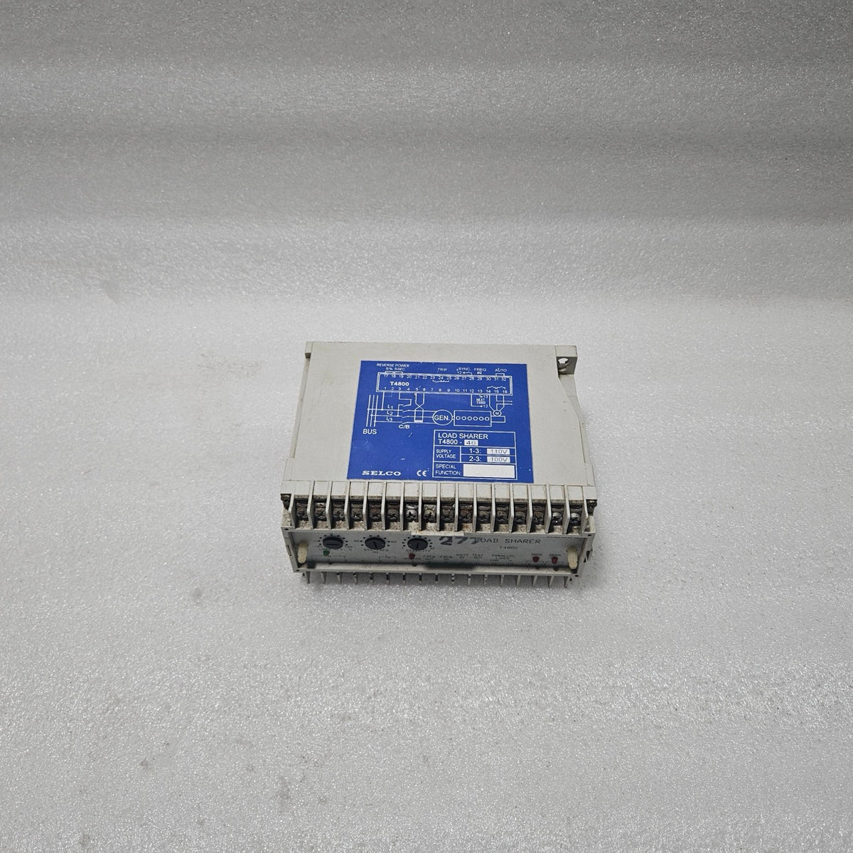SELCO T4800-46 LOAD SHARER CONTROLLER, GENERATOR SYNCHRONIZING & LOAD SHARING MO