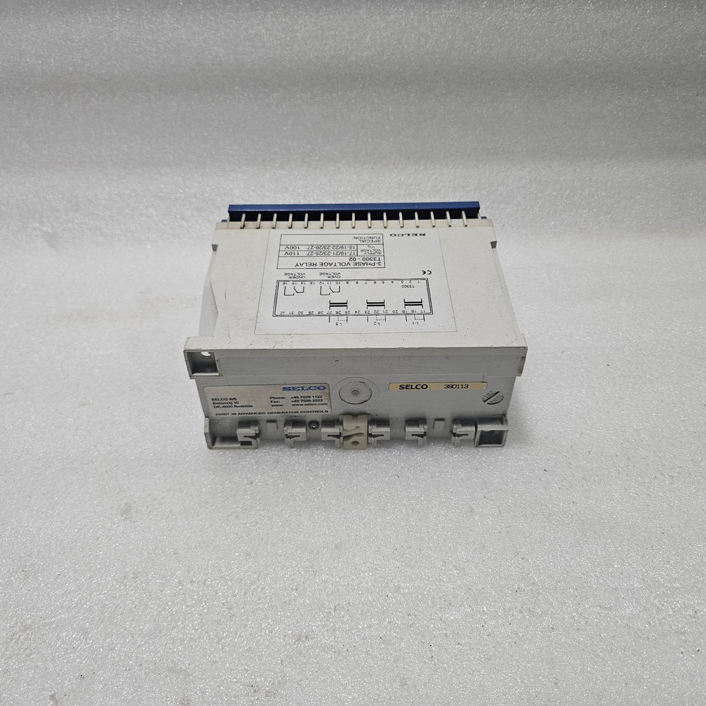 SELCO T3300-02 3-PHASE VOLTAGE RELAY 100/110V AC | OVER & UNDER VOLTAGE PROTEC