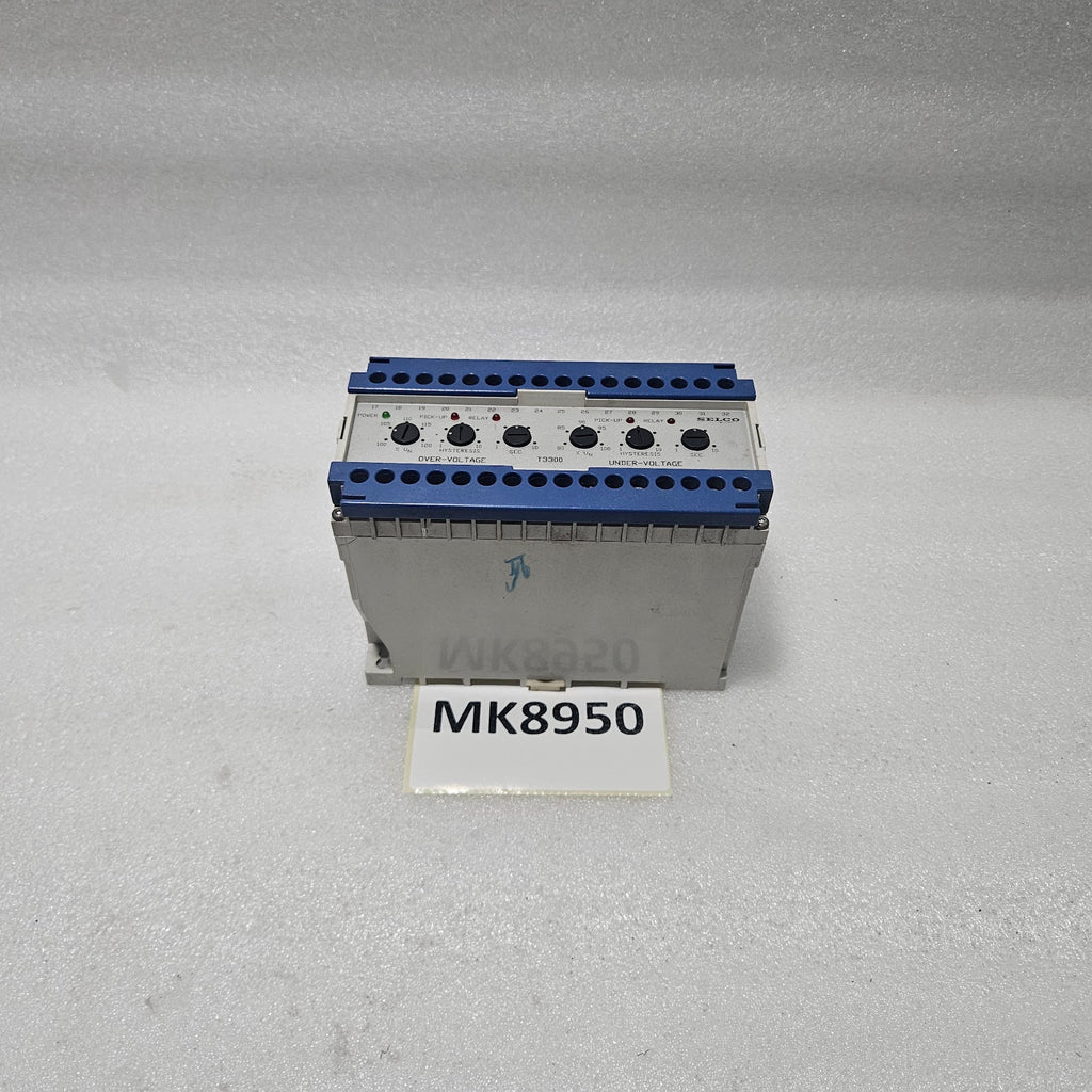 SELCO T3300-02 3-PHASE VOLTAGE RELAY 100/110V AC | OVER & UNDER VOLTAGE PROTEC