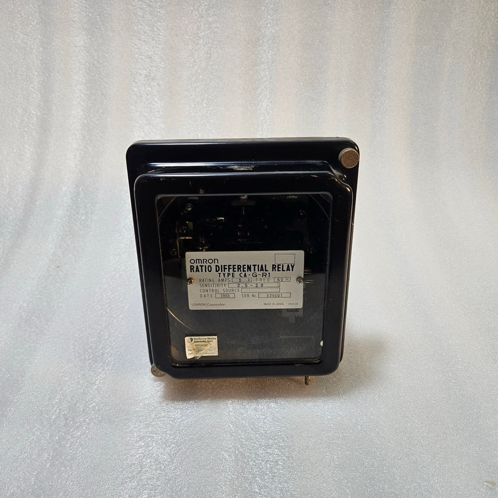 OMRON CA-G-R1 RATIO DIFFERENTIAL RELAY 5A 60HZ PROTECTIVE RELAY – MADE IN JAPAN