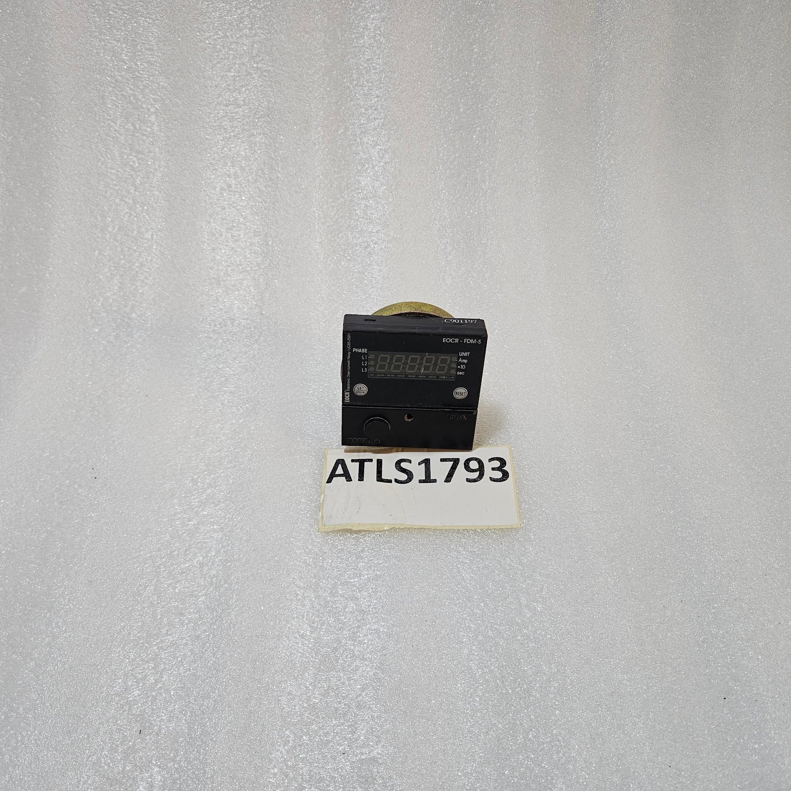EOCR FDM-S ELECTRONIC OVERCURRENT RELAY MOTOR PROTECTION DIGITAL DISPLAY