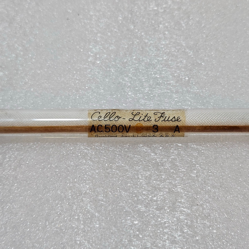 CELLO-LITE MARINE FUSE AC 500V 3A – LLOYD’S & ABS APPROVED CERTIFIED MK3013