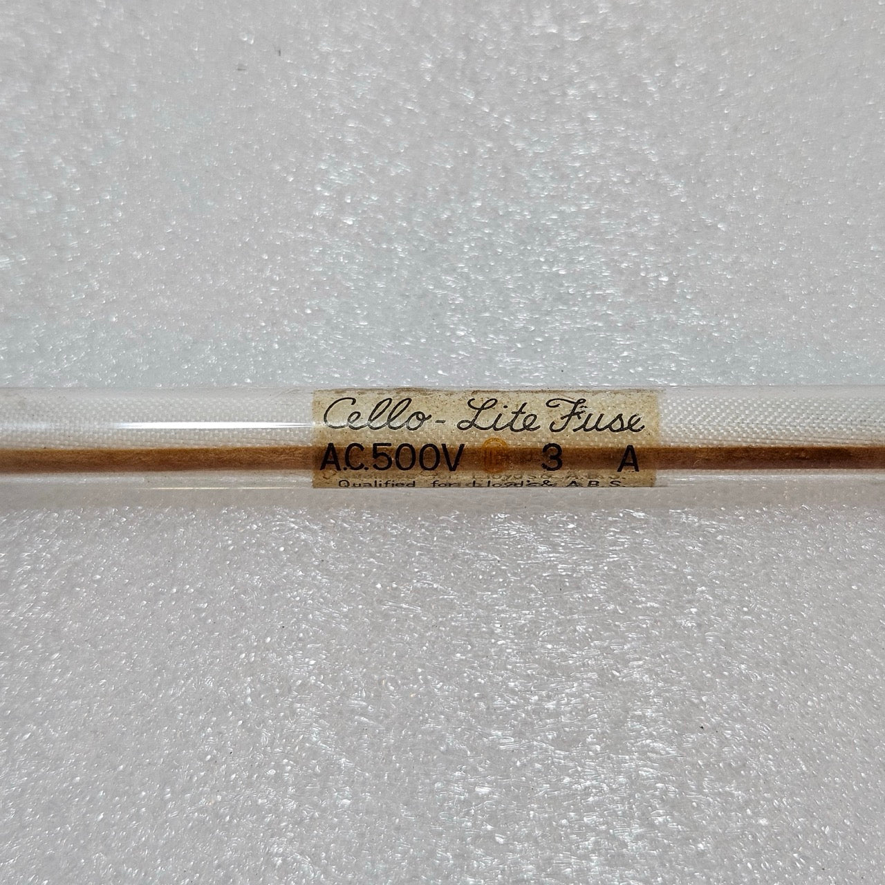 CELLO-LITE MARINE FUSE AC 500V 3A – LLOYD’S & ABS APPROVED CERTIFIED MK3013