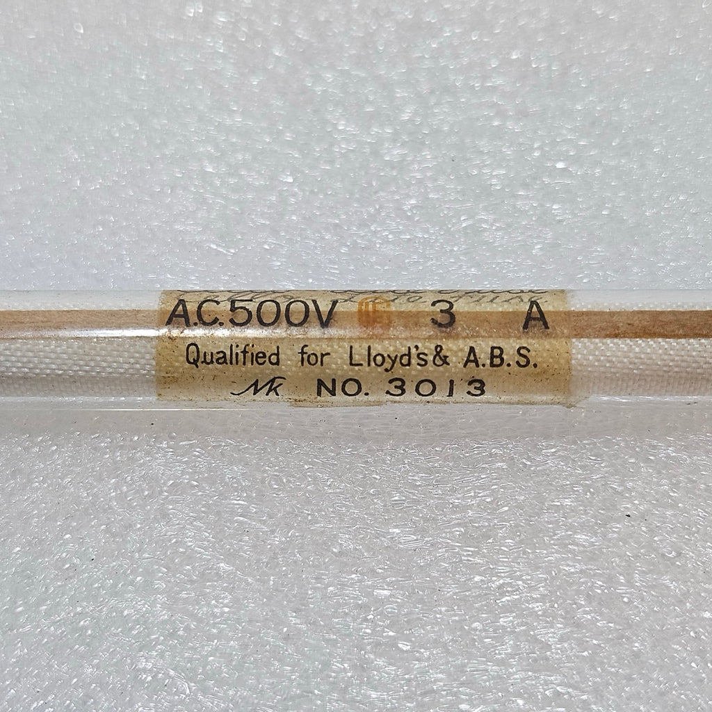 CELLO-LITE MARINE FUSE AC 500V 3A – LLOYD’S & ABS APPROVED CERTIFIED MK3013