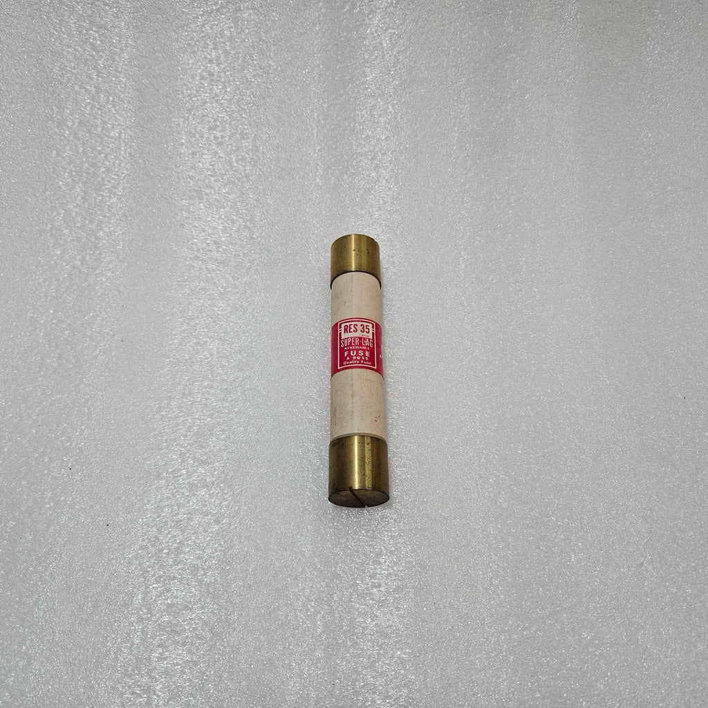 BUSSMANN RES-35 SUPER-LAG RENEWABLE FUSE 35A 600V INDUSTRIAL CARTRIDGE FUSE (MCG