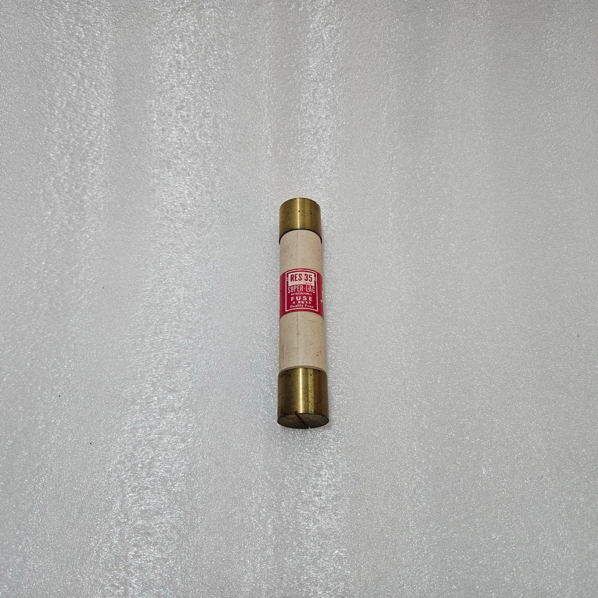 BUSSMANN RES-35 SUPER-LAG RENEWABLE FUSE 35A 600V INDUSTRIAL CARTRIDGE FUSE (MCG