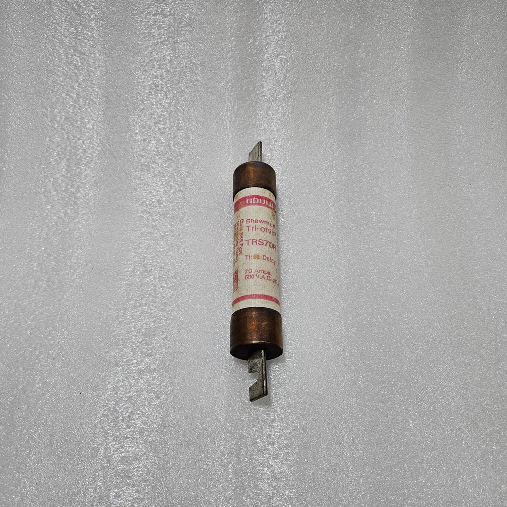 GOULD SHAWMUT TRS70R TRI-ONIC TIME-DELAY FUSE 70A 600VAC INDUSTRIAL CARTRIDGE FU