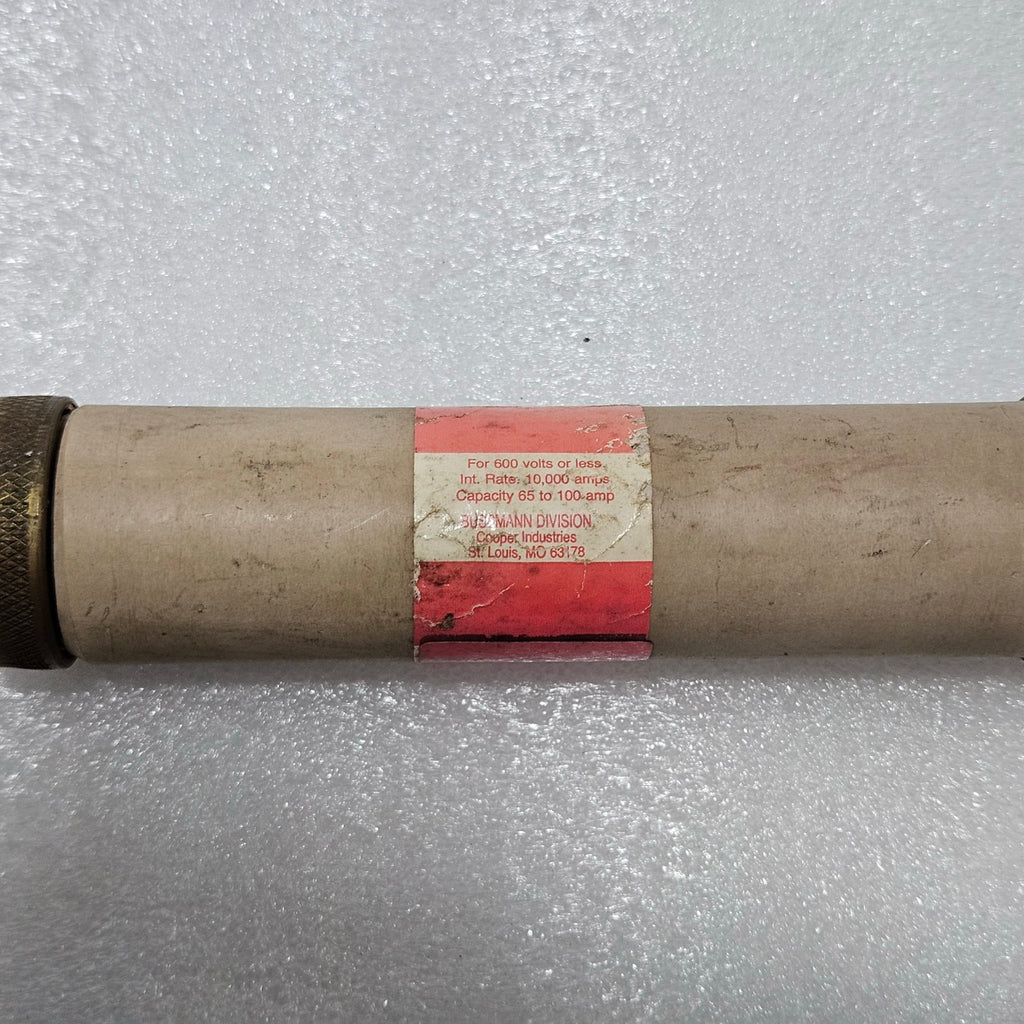 BUSSMANN RES-100 SUPER-LAG RENEWABLE FUSE 100A 600V INDUSTRIAL CARTRIDGE FUSE