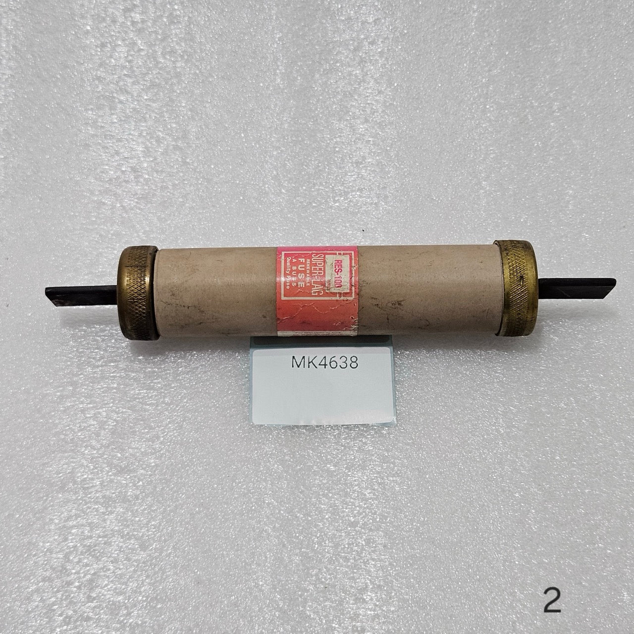BUSSMANN RES-100 SUPER-LAG RENEWABLE FUSE 100A 600V INDUSTRIAL CARTRIDGE FUSE