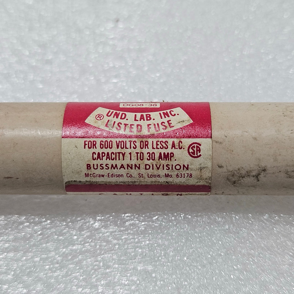 BUSSMANN RES-30 SUPER-LAG RENEWABLE FUSE, CLASS H, 30A, 600V AC