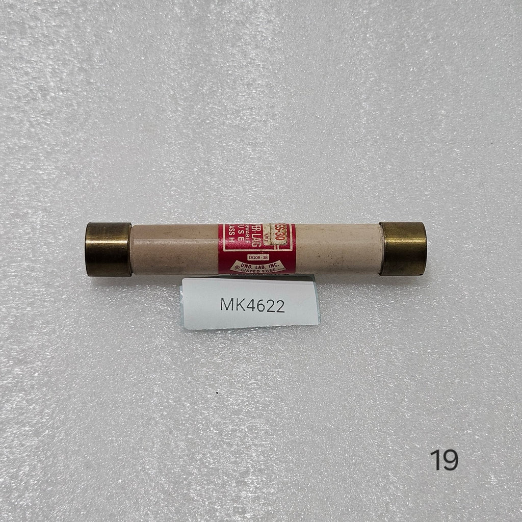 BUSSMANN RES-30 SUPER-LAG RENEWABLE FUSE, CLASS H, 30A, 600V AC