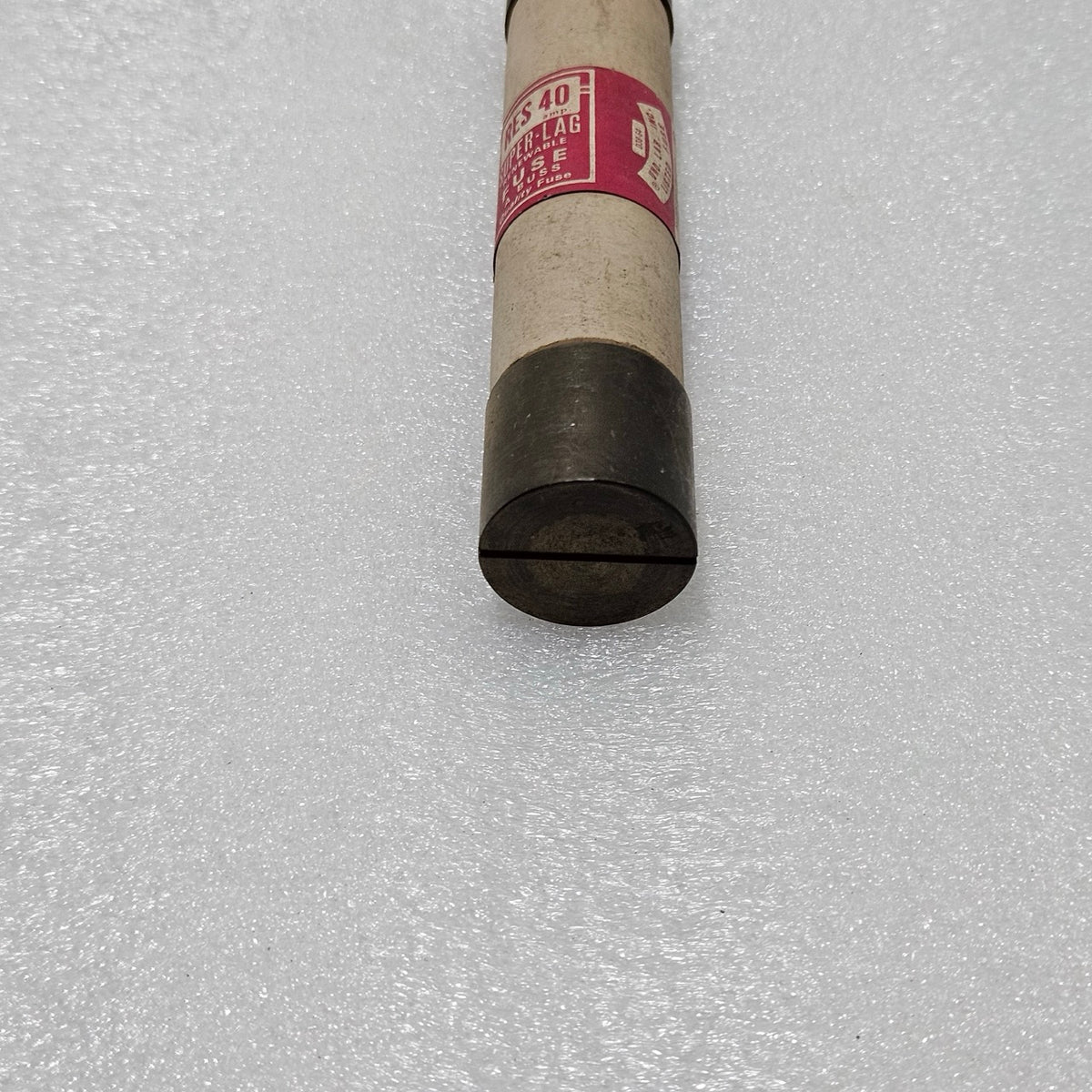 BUSSMANN RES-40 SUPER-LAG RENEWABLE FUSE, CLASS H, 40A, 600V AC