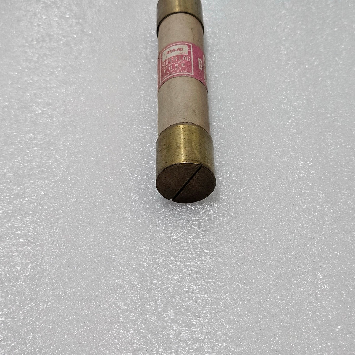 BUSSMANN RES-60 SUPER-LAG RENEWABLE FUSE, 60 A, 600 VAC, CLASS H