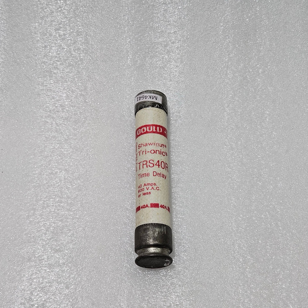 SHAWMUT TRI-ONIC TRS40R TIME-DELAY FUSE, 40A, 600VAC (CLASS RK5)