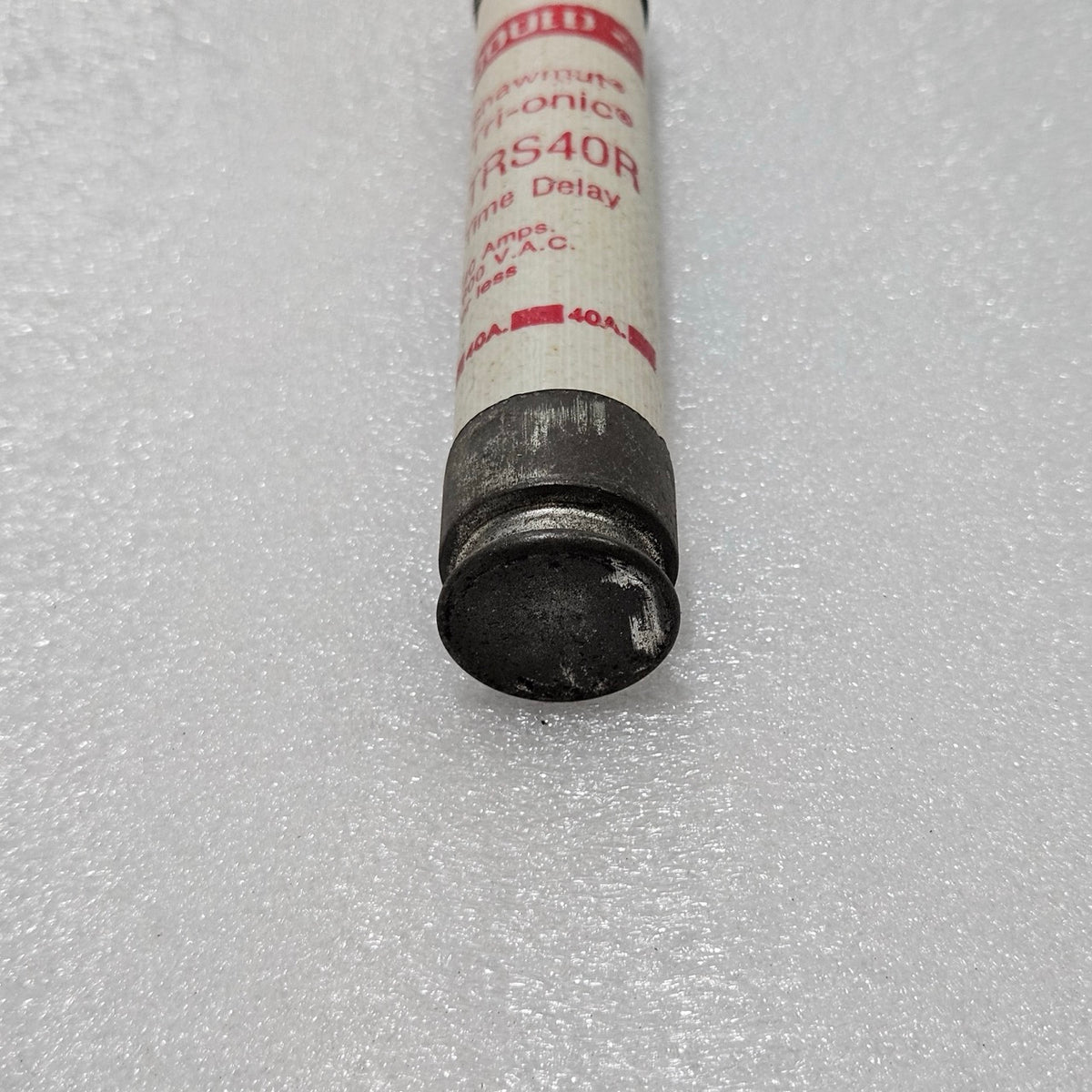 SHAWMUT TRI-ONIC TRS40R TIME-DELAY FUSE, 40A, 600VAC (CLASS RK5)