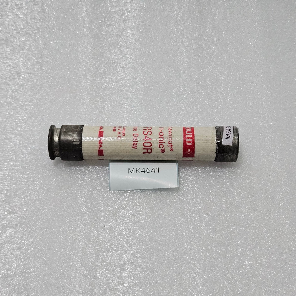 SHAWMUT TRI-ONIC TRS40R TIME-DELAY FUSE, 40A, 600VAC (CLASS RK5)