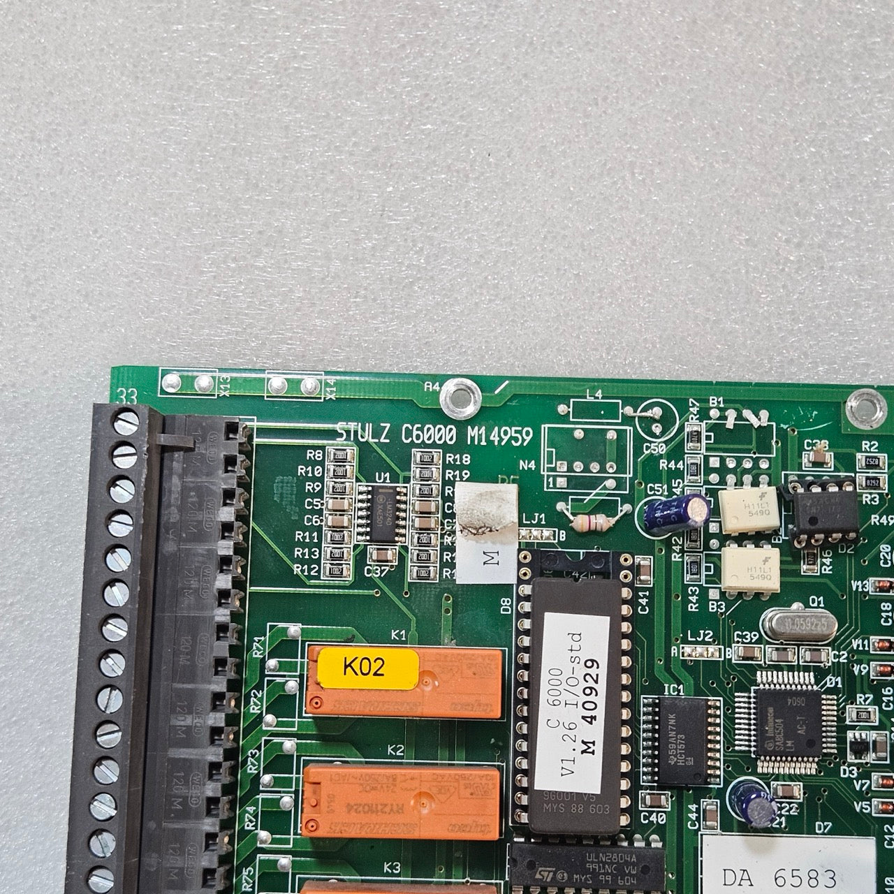 STULZ C6000 M14959 CONTROL PCB BOARD M24010 FOR PRECISION AIR CONDITIONING SYSTE