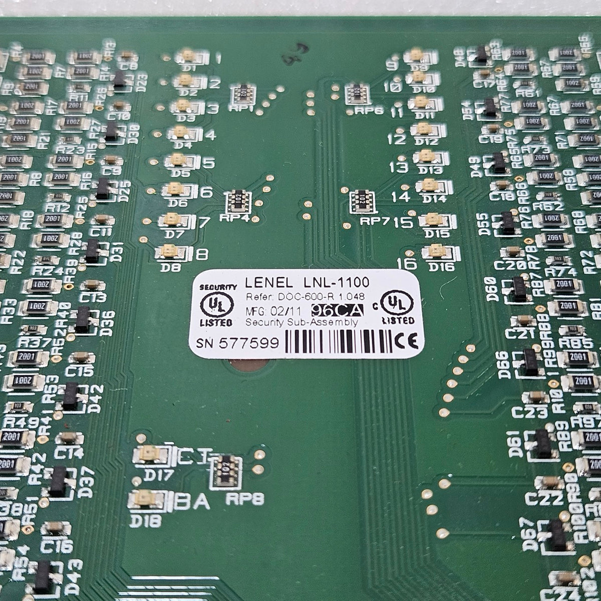 LENEL LNL-1100 INTELLIGENT SYSTEM CONTROLLER ACCESS CONTROL MODULE – SECURITY SU