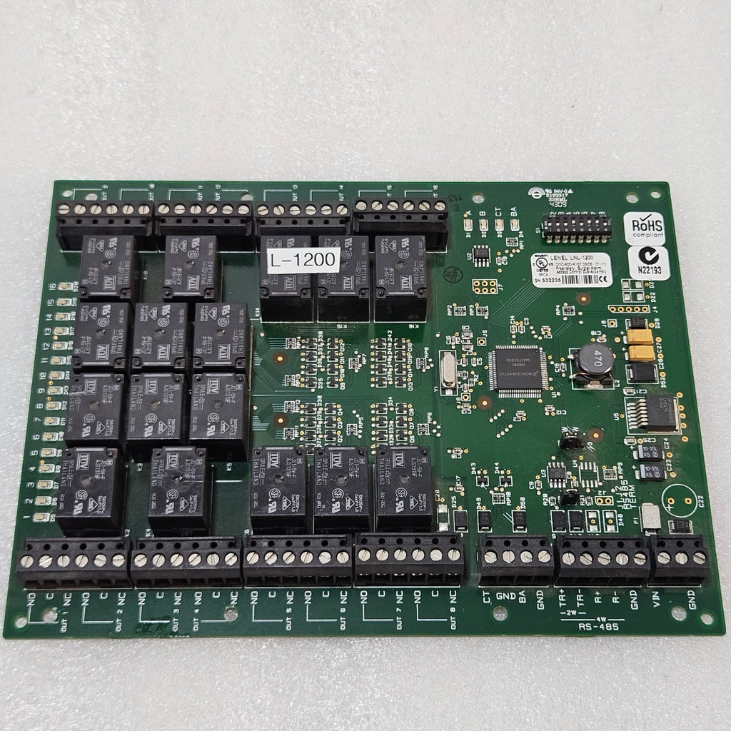 LENEL LNL-1200 ACCESS CONTROL SUB-ASSEMBLY BOARD | UL LISTED SECURITY MODULE | H