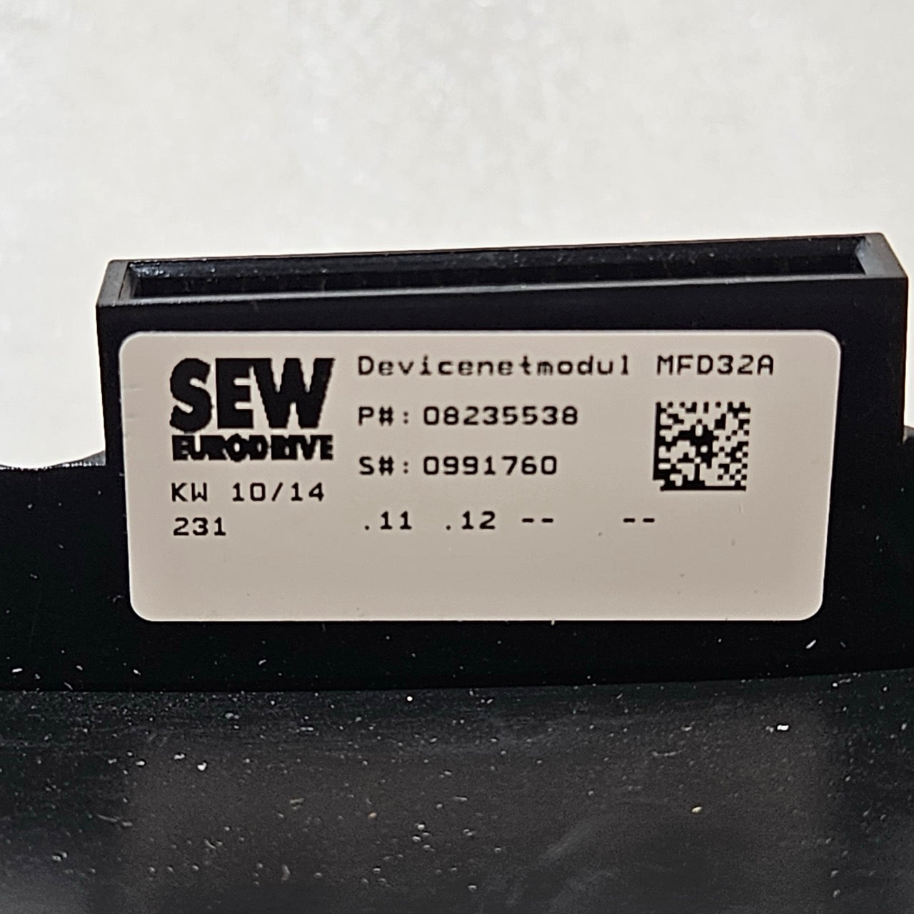 SEW EURODRIVE MFD32A DEVICENET MODULE08235538 INDUSTRIAL FIELDBUS COMMUNICATION