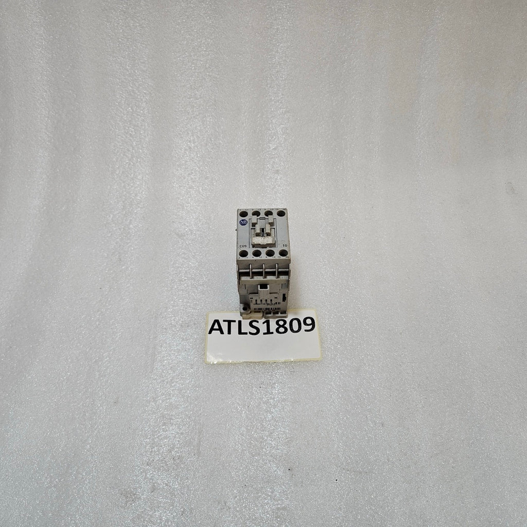 ALLEN-BRADLEY 100-C09*10 SERIES A CONTACTOR – 9A 3-POLE, 600V AC, 5KA SCCR, 230V