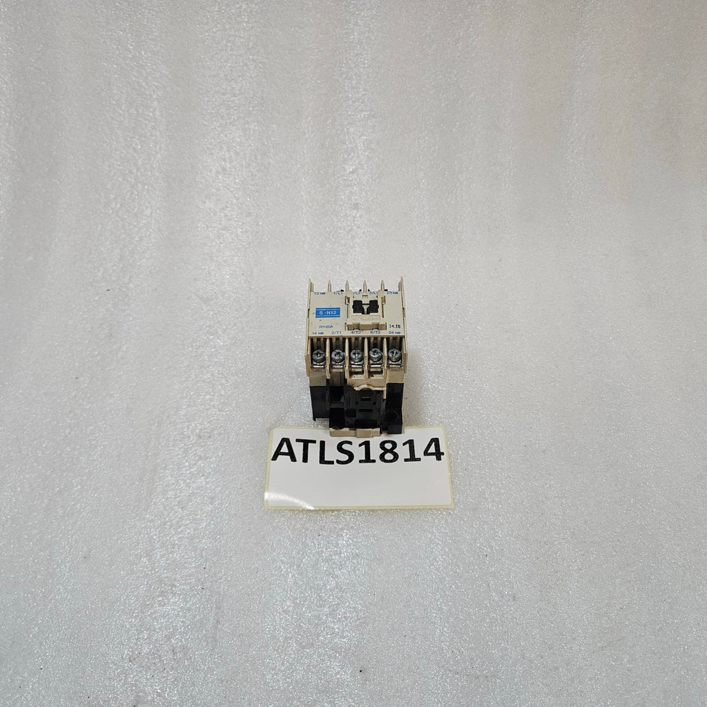 2 UNIT X MITSUBISHI S-N12 MAGNETIC CONTACTOR 20A 3-POLE  380-415V AC LOT OF 2