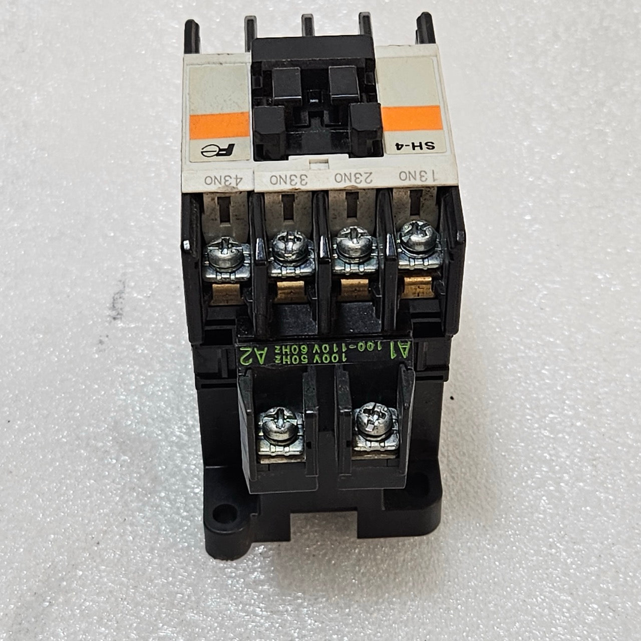 FUJI ELECTRIC SH-4 AUXILIARY CONTACTOR BLOCK 4NO WITH 100–110V COIL 10A