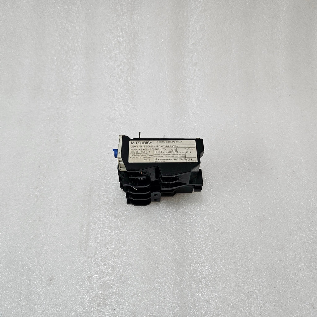 MITSUBISHI TH-N20 THERMAL OVERLOAD RELAY 4-6A ADJUSTABLE MOTOR PROTECTION RELAY