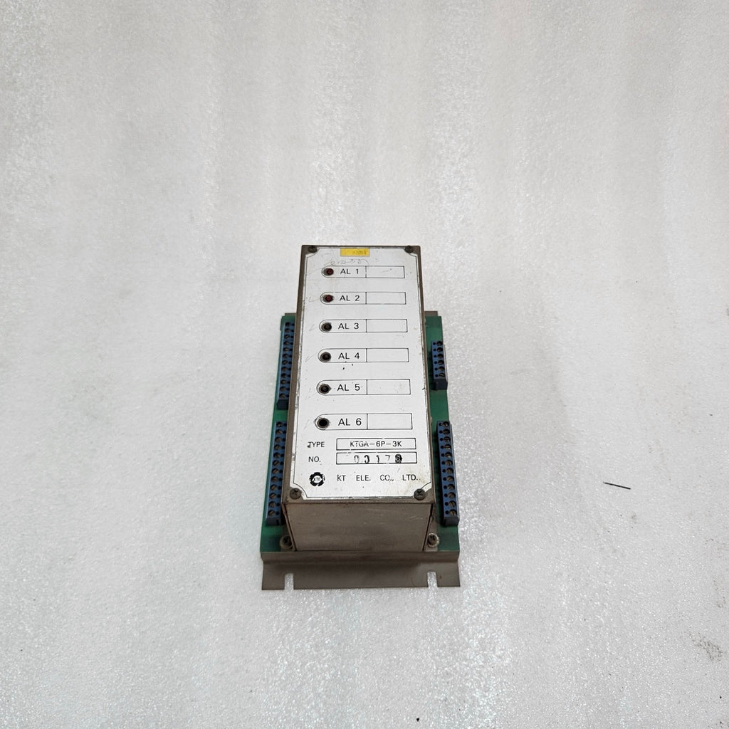 KT ELECTRIC KTGA-6P-3K ALARM INDICATOR MODULE | INDUSTRIAL CONTROL UNIT | MADE I