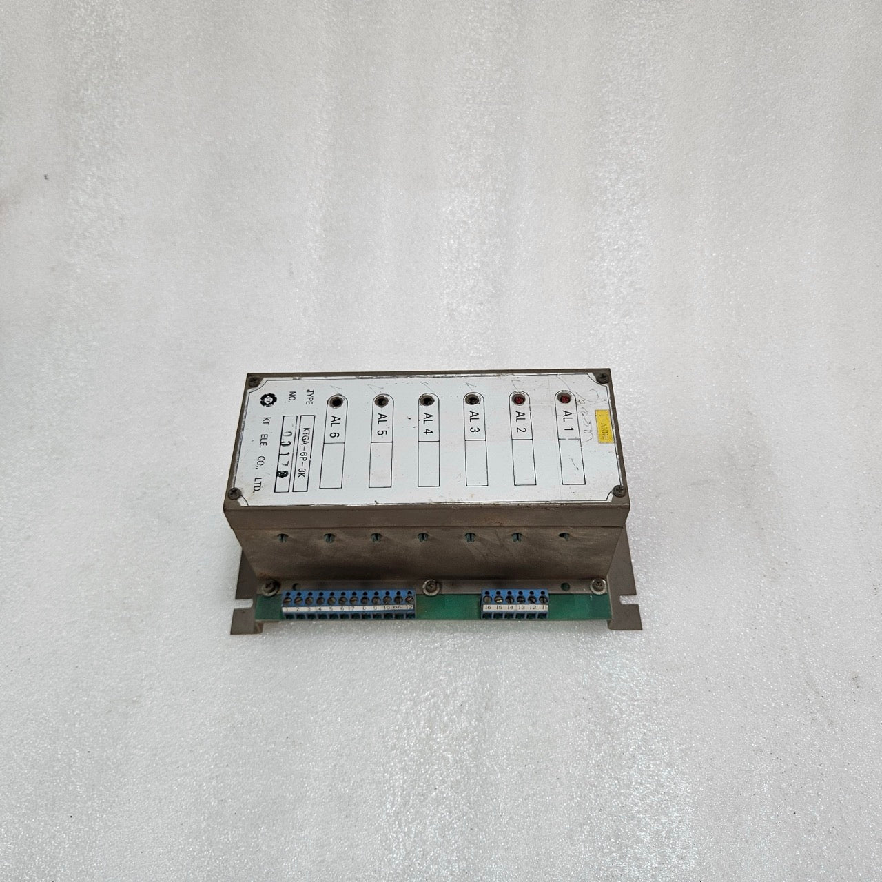KT ELECTRIC KTGA-6P-3K ALARM INDICATOR MODULE | INDUSTRIAL CONTROL UNIT | MADE I