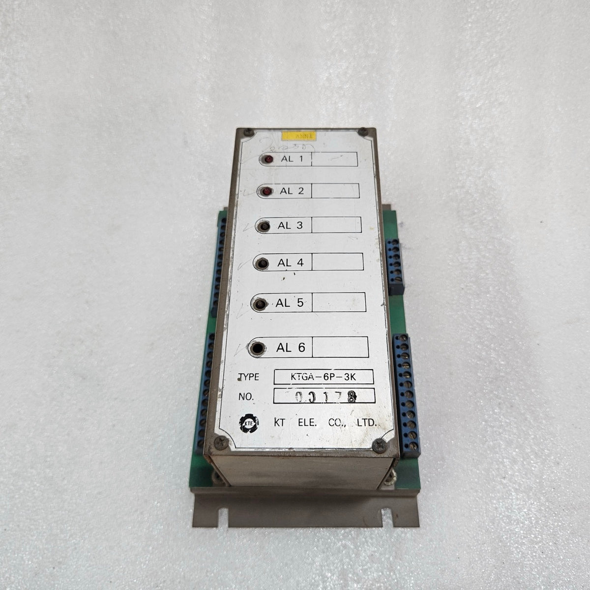 KT ELECTRIC KTGA-6P-3K ALARM INDICATOR MODULE | INDUSTRIAL CONTROL UNIT | MADE I