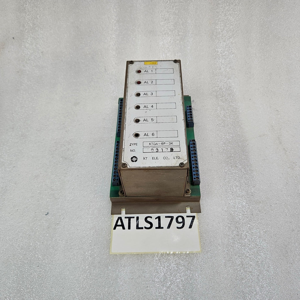 KT ELECTRIC KTGA-6P-3K ALARM INDICATOR MODULE | INDUSTRIAL CONTROL UNIT | MADE I