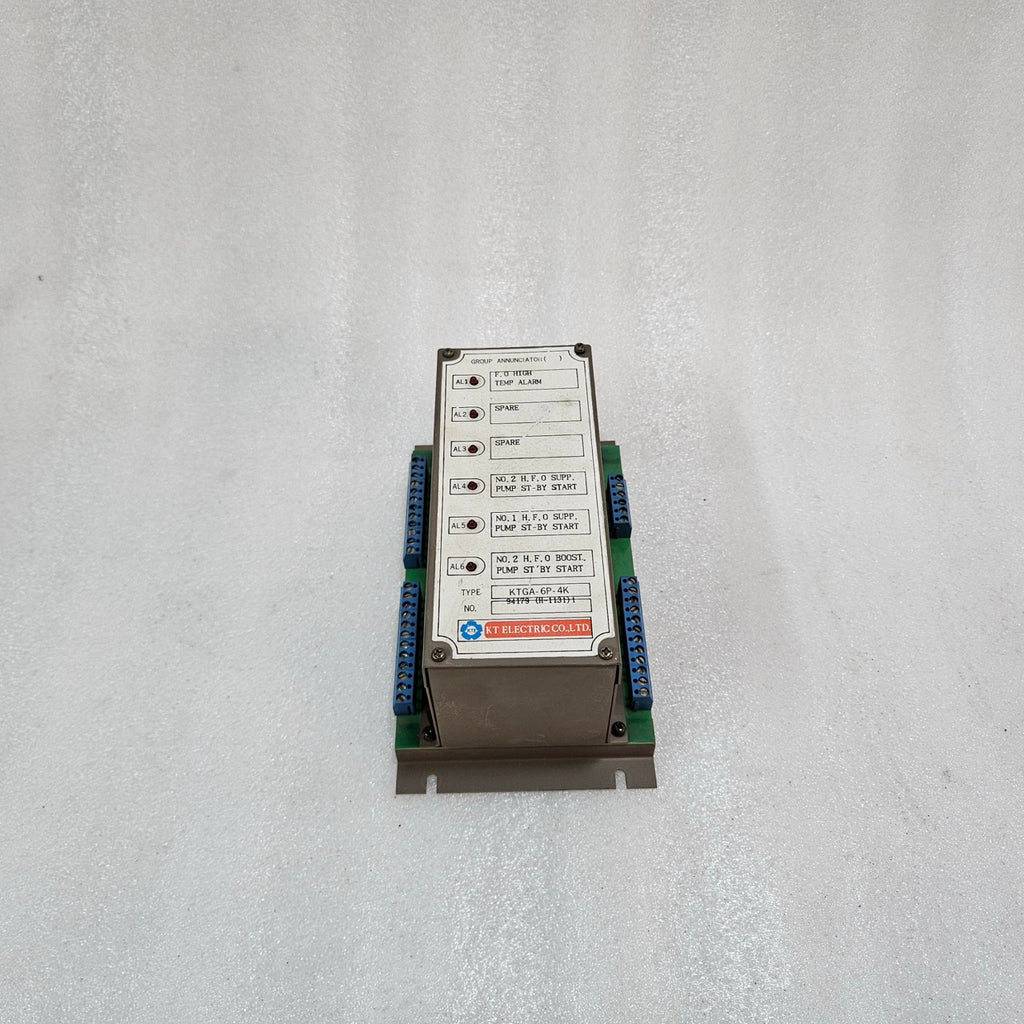 KT ELECTRIC KTGA-6P-4K GROUP ANNUNCIATOR ALARM MODULE – INDUSTRIAL PANEL ALARM U