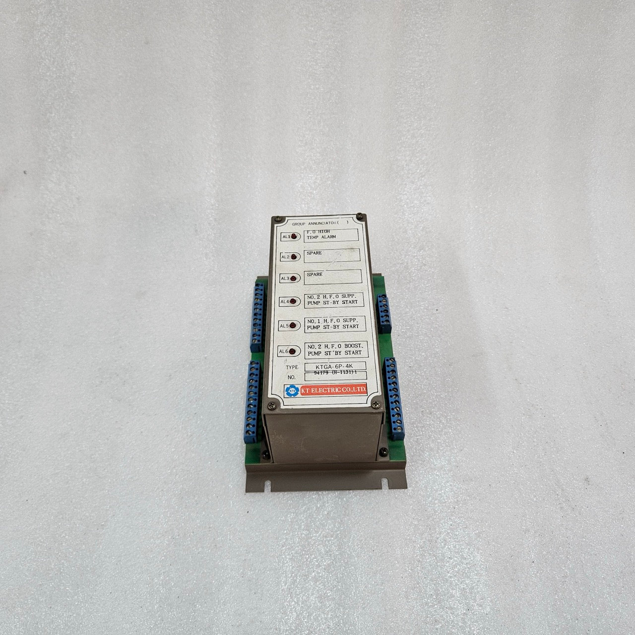 KT ELECTRIC KTGA-6P-4K GROUP ANNUNCIATOR ALARM MODULE – INDUSTRIAL PANEL ALARM U