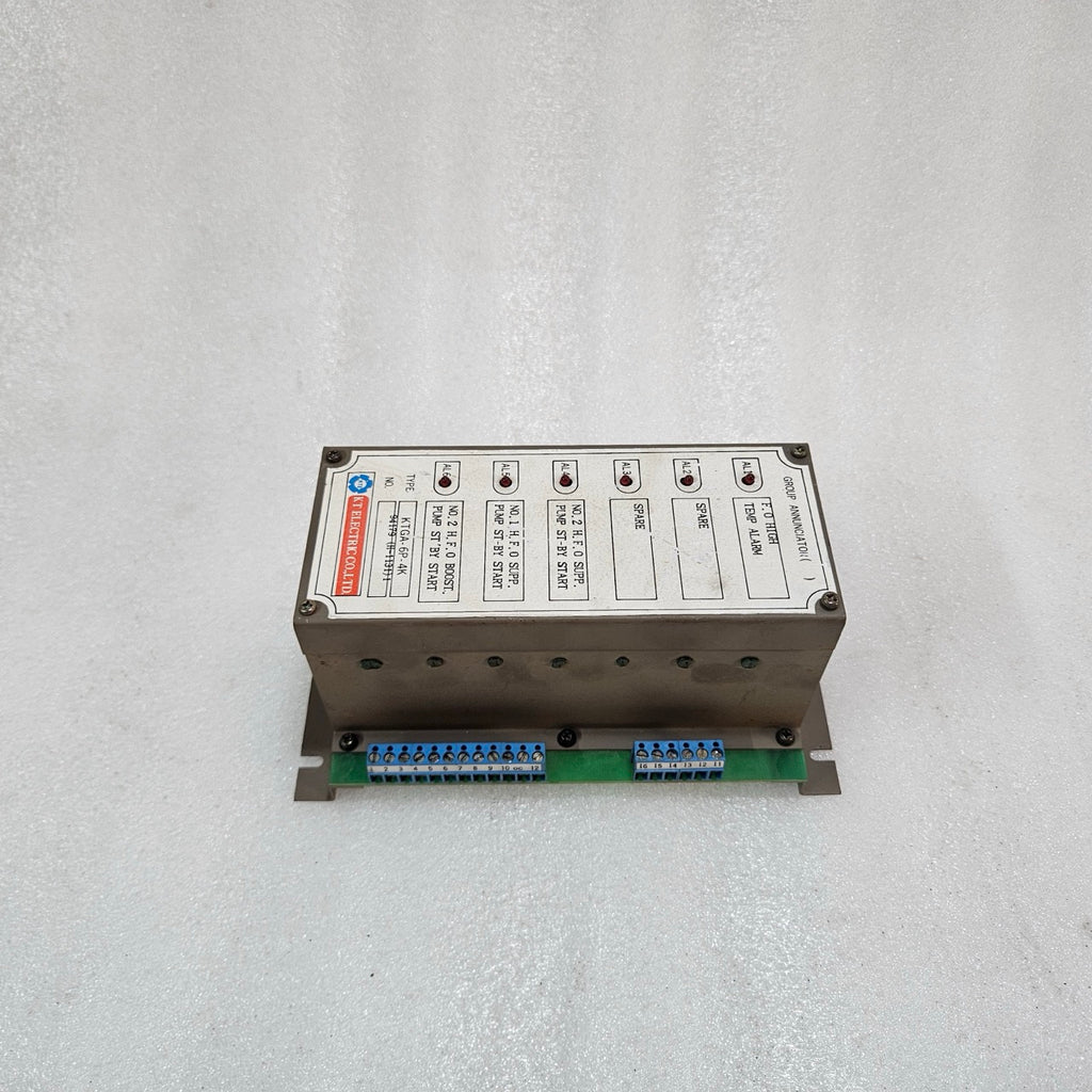KT ELECTRIC KTGA-6P-4K GROUP ANNUNCIATOR ALARM MODULE – INDUSTRIAL PANEL ALARM U