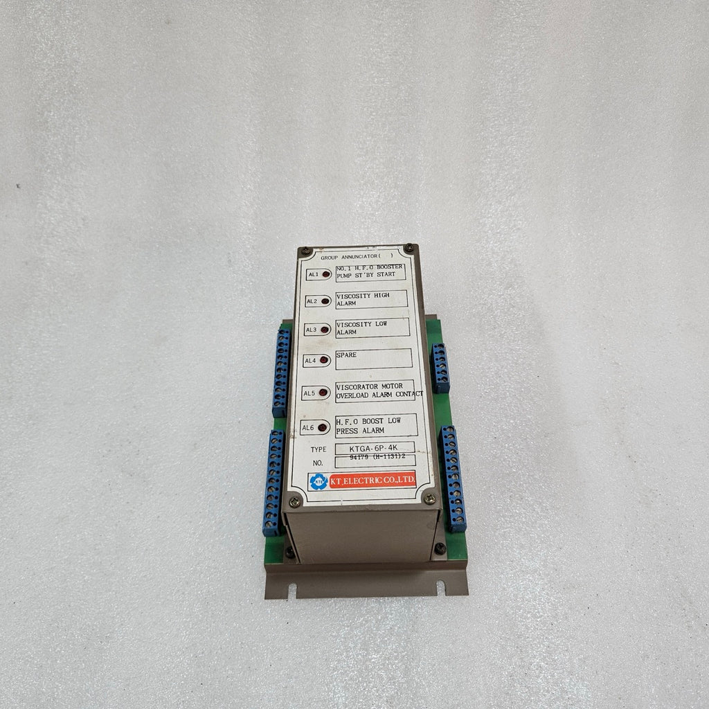 KT ELECTRIC KTGA-6P-4K MARINE ALARM ANNUNCIATOR MODULE – MULTI-CHANNEL PUMP