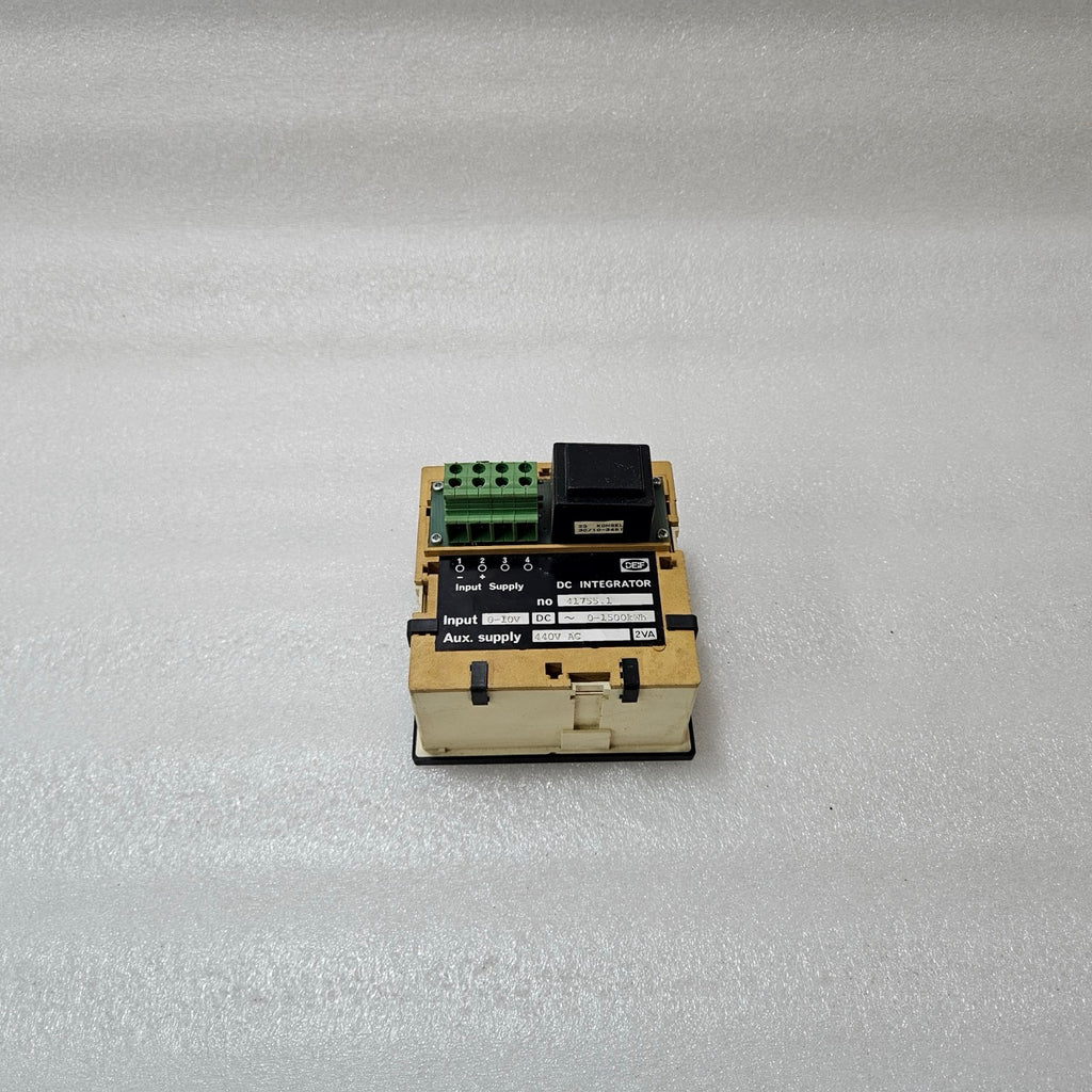 DEIF DC INTEGRATOR PANEL METER 0–10V DC INPUT ENERGY COUNTER 0–1500 KWH 440V