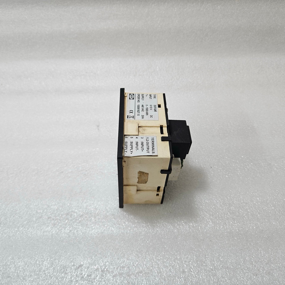 DEIF DCFQ96 DC INTEGRATOR ENERGY METER 0–10V DC INPUT 0–1500 KWH 440V