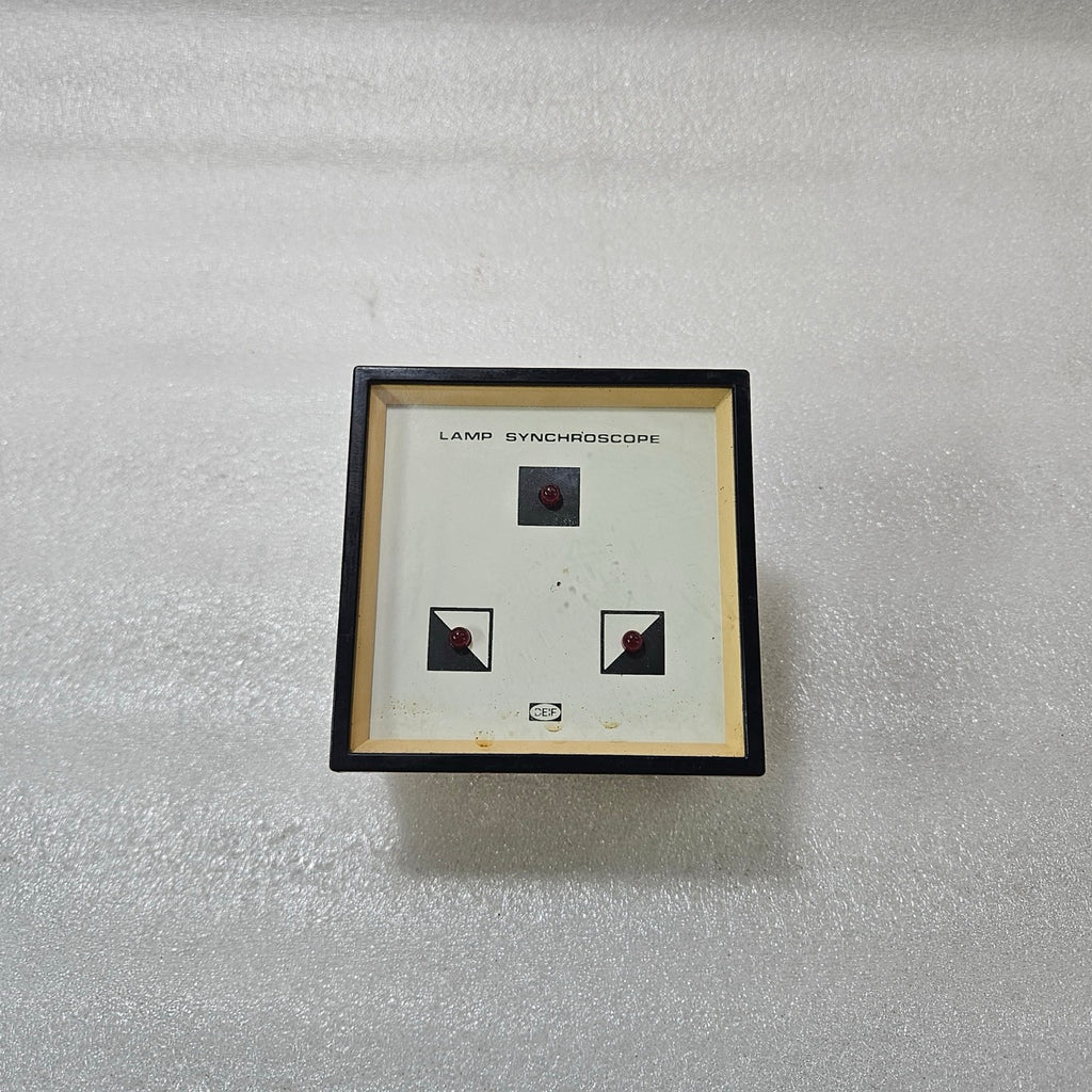 DEIF LAMP SYNCHROSCOPE GENERATOR SYNCHRONIZING INDICATOR PANEL METER 3×380–440V