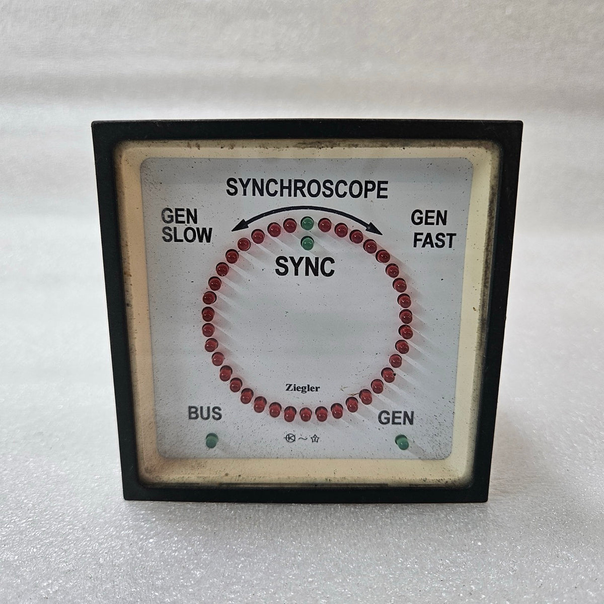 ZIEGLER SQ96 LED SYNCHROSCOPE METER 110V/110V SQ94-V17XXNXWAW002
