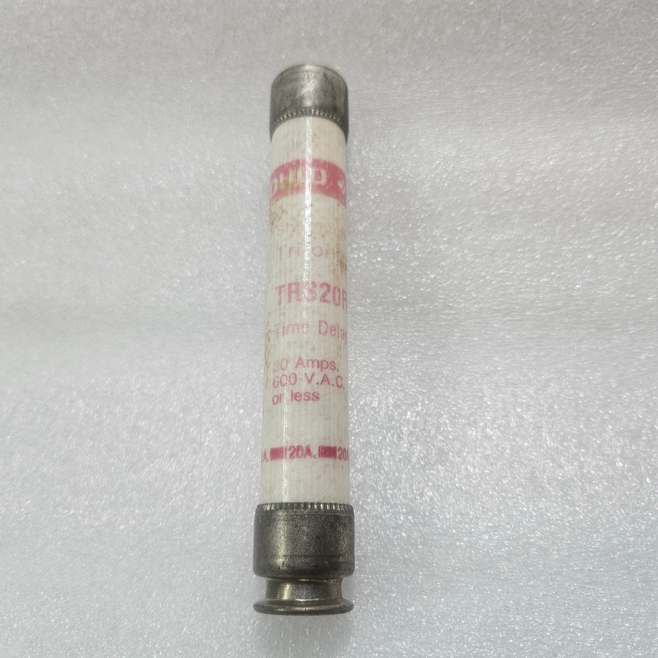 TRI-ONIC TRS20R TIME DELAY FUSE 20A 600VAC BUSSMANN DUAL-ELEMENT SLOW BLOW INDUS